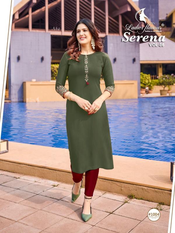 LF Serena 6 Designer Festive Wear Embroidery Kurti